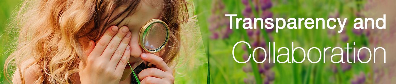 Transparency and collaboration