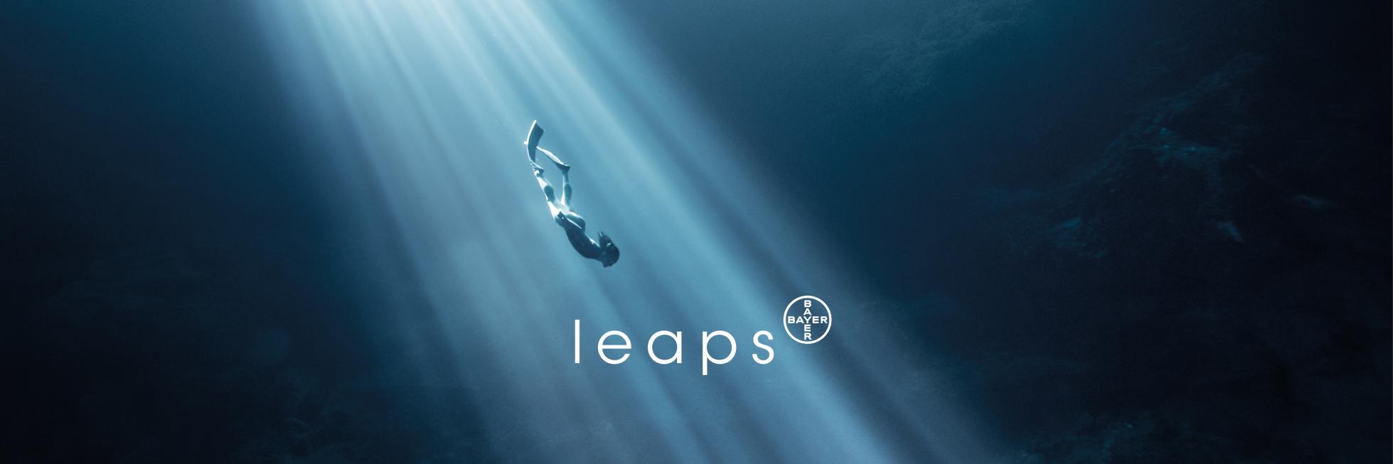 Bayer Leaps Logo with diver